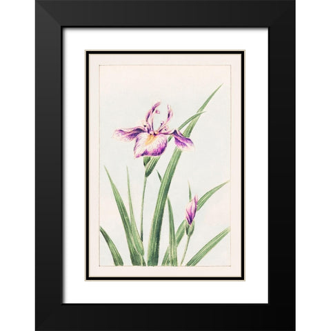 Hana strobel Black Modern Wood Framed Art Print with Double Matting by Morikaga, Megata