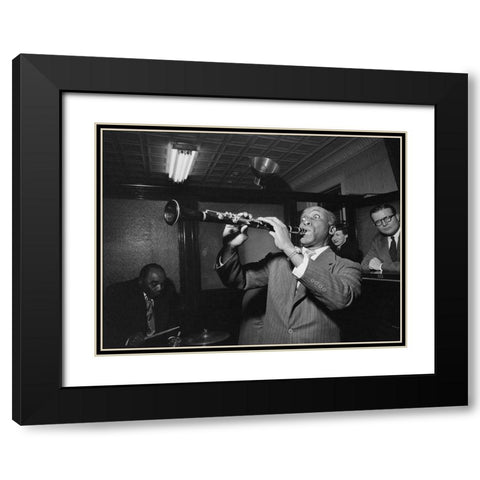 Fess Williams and Freddie Moore New York 1948 Black Modern Wood Framed Art Print with Double Matting by Gottlieb, William