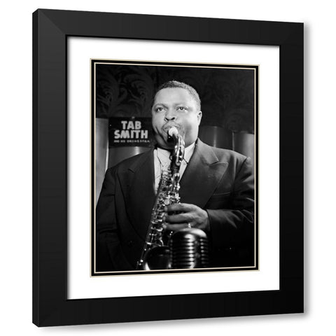 Tab Smith-New York 1947 Black Modern Wood Framed Art Print with Double Matting by Gottlieb, William