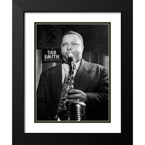 Tab Smith-New York 1947 Black Modern Wood Framed Art Print with Double Matting by Gottlieb, William