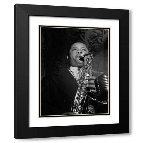 Tab Smith-New York 1947 Black Modern Wood Framed Art Print with Double Matting by Gottlieb, William