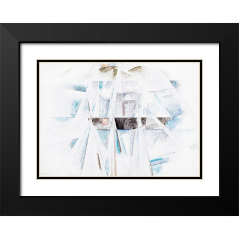 Bermuda No. 2-The Schooner Black Modern Wood Framed Art Print with Double Matting by Demuth, Charles