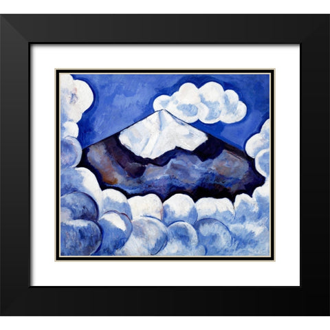 Popocatepetl-Spirited Morning Black Modern Wood Framed Art Print with Double Matting by Hartley, Marsden