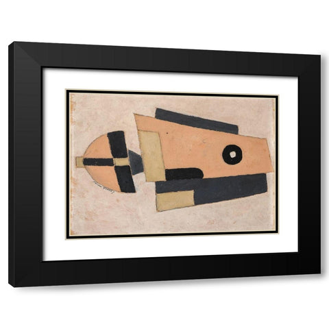 Movement-Bermuda Black Modern Wood Framed Art Print with Double Matting by Hartley, Marsden