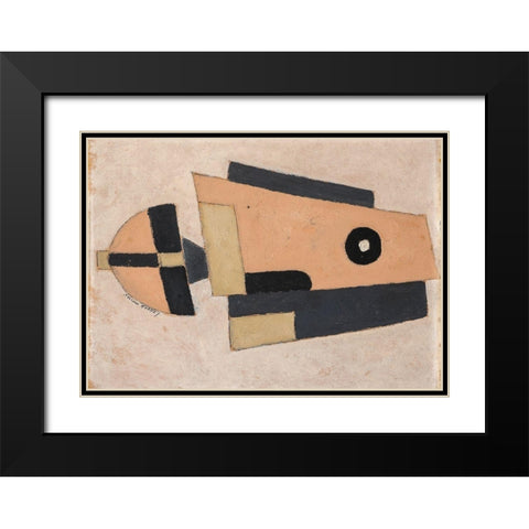 Movement-Bermuda Black Modern Wood Framed Art Print with Double Matting by Hartley, Marsden