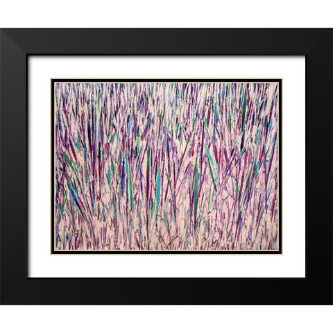 In the Jungle Black Modern Wood Framed Art Print with Double Matting by Ghanooni, Sarah