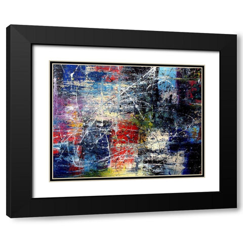Garden Art Black Modern Wood Framed Art Print with Double Matting by Clement, Diane