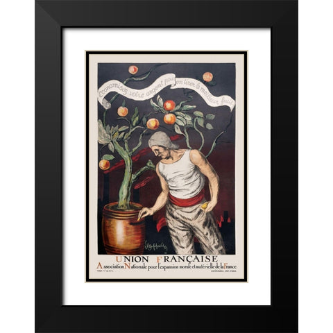Save your money to get the best results Black Modern Wood Framed Art Print with Double Matting by Cappiello, Leonetto