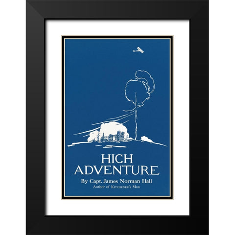 High Adventure Black Modern Wood Framed Art Print with Double Matting by Penfield, Edward