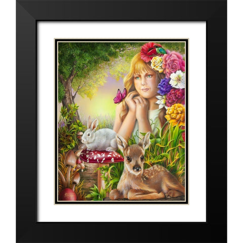 What Dreams are Made Of Black Modern Wood Framed Art Print with Double Matting by Ferraro