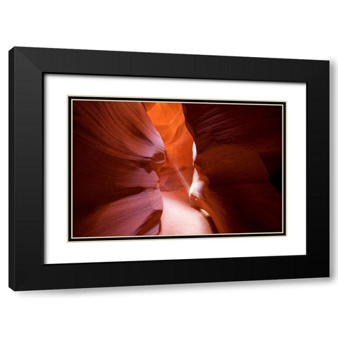 Slot Canyons Gently carved from the Navajo Sandstone-Arizona Black Modern Wood Framed Art Print with Double Matting by Highsmith, Carol