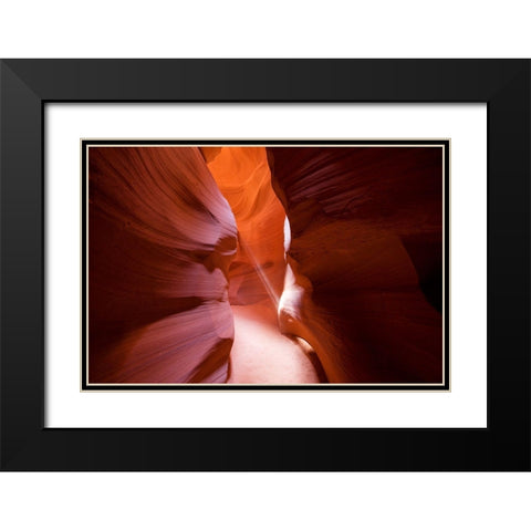 Slot Canyons Gently carved from the Navajo Sandstone-Arizona Black Modern Wood Framed Art Print with Double Matting by Highsmith, Carol