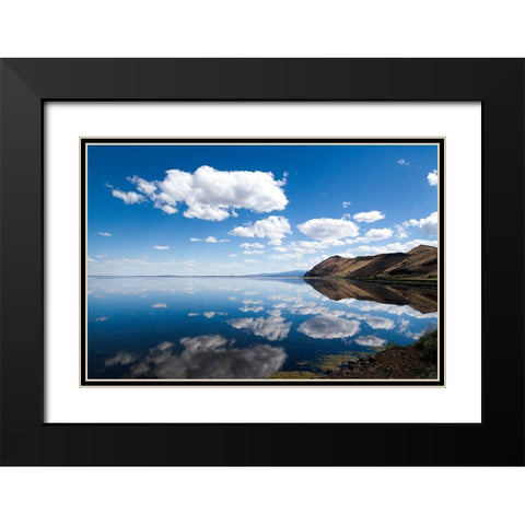 Tule Lake Refuge-California Black Modern Wood Framed Art Print with Double Matting by Highsmith, Carol
