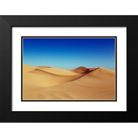 The Imperial Sand Dunes of Southern California Black Modern Wood Framed Art Print with Double Matting by Highsmith, Carol