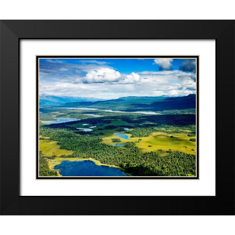 Mount McKinley or Denali in Alaska Black Modern Wood Framed Art Print with Double Matting by Highsmith, Carol