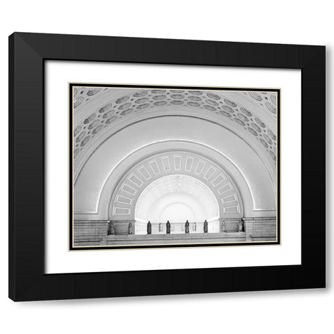 Union Station Washington D.C. Black Modern Wood Framed Art Print with Double Matting by Highsmith, Carol