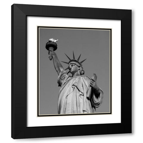 The Statue of Liberty Black Modern Wood Framed Art Print with Double Matting by Highsmith, Carol