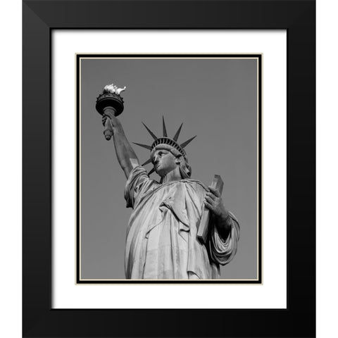 The Statue of Liberty Black Modern Wood Framed Art Print with Double Matting by Highsmith, Carol