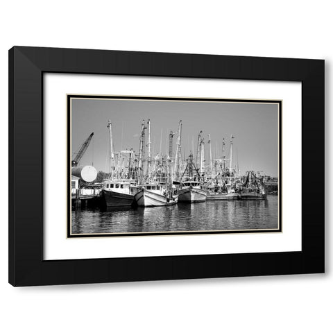 Bayou La Batre-Alabama USA Black Modern Wood Framed Art Print with Double Matting by Highsmith, Carol
