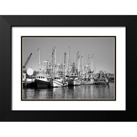 Bayou La Batre-Alabama USA Black Modern Wood Framed Art Print with Double Matting by Highsmith, Carol