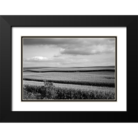 Rural Wisconsin Black Modern Wood Framed Art Print with Double Matting by Highsmith, Carol
