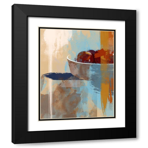 Reclaimed Elegance II Black Modern Wood Framed Art Print with Double Matting by East Coast Licensing