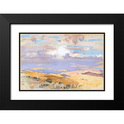 From Jerusalem Black Modern Wood Framed Art Print with Double Matting by Sargent, John Singer