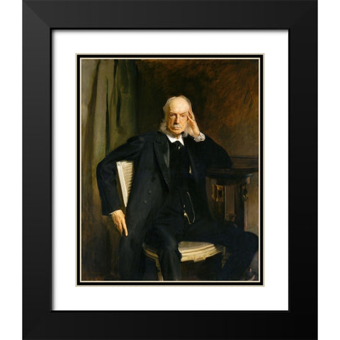 Henry G. Marquand Black Modern Wood Framed Art Print with Double Matting by Sargent, John Singer