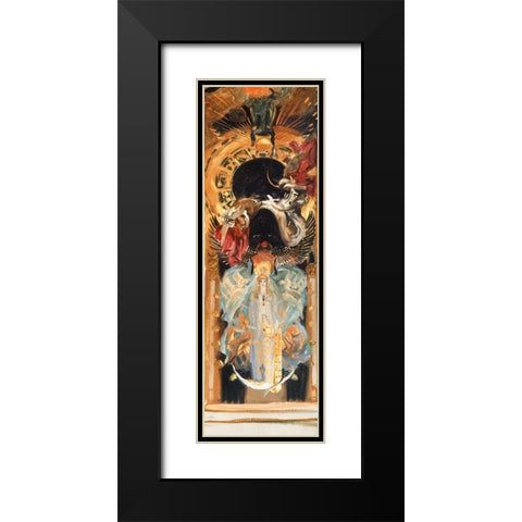 Astarte Black Modern Wood Framed Art Print with Double Matting by Sargent, John Singer