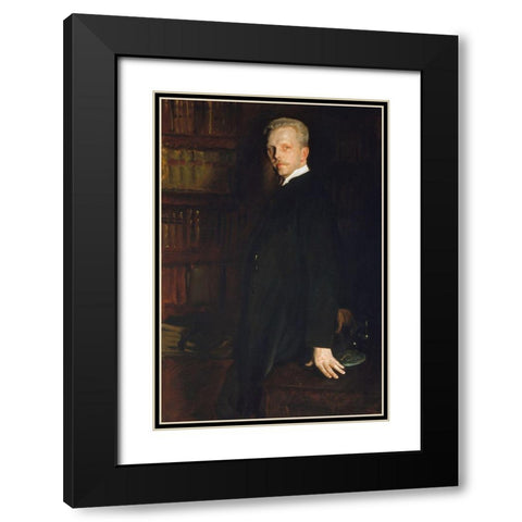 Edward RobinsonÂ  Black Modern Wood Framed Art Print with Double Matting by Sargent, John Singer