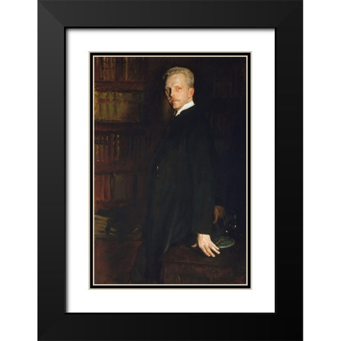 Edward RobinsonÂ  Black Modern Wood Framed Art Print with Double Matting by Sargent, John Singer