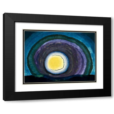 Sunrise III Black Modern Wood Framed Art Print with Double Matting by Dove, Arthur