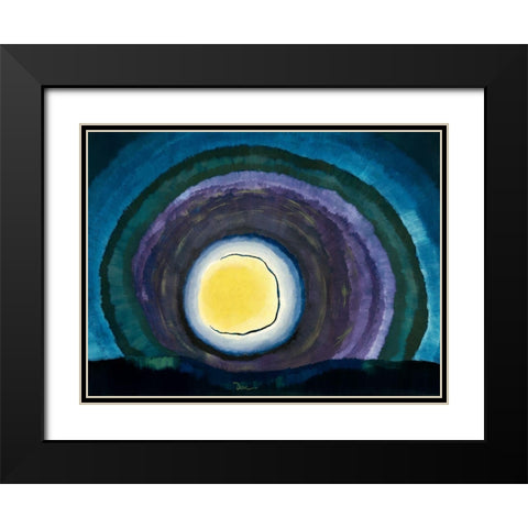 Sunrise III Black Modern Wood Framed Art Print with Double Matting by Dove, Arthur