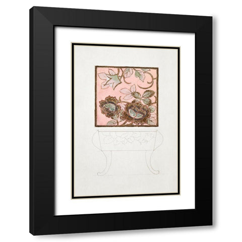 Design for a Noritake Side Table Black Modern Wood Framed Art Print with Double Matting by Noritake Designs
