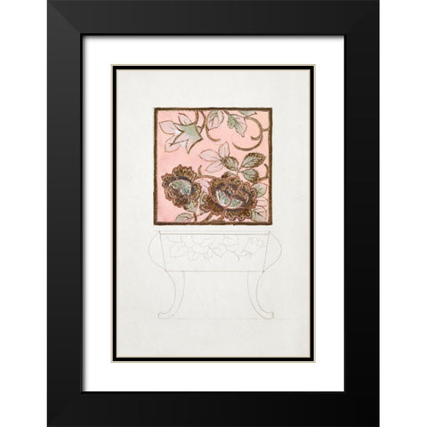 Design for a Noritake Side Table Black Modern Wood Framed Art Print with Double Matting by Noritake Designs