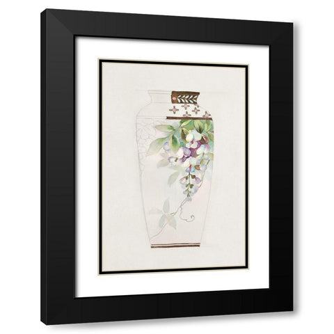 Design for a Noritake Vase III Black Modern Wood Framed Art Print with Double Matting by Noritake Designs