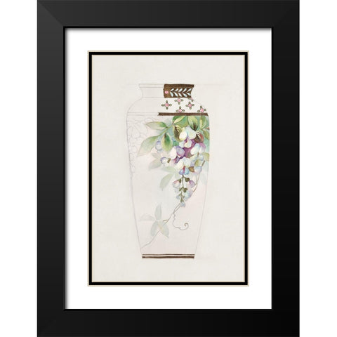 Design for a Noritake Vase III Black Modern Wood Framed Art Print with Double Matting by Noritake Designs