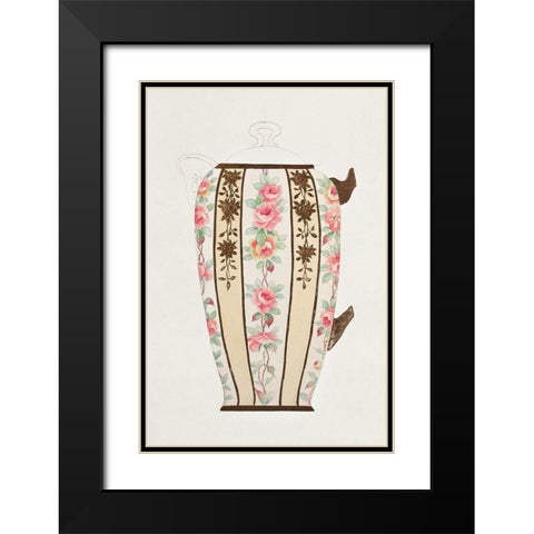 Design for a Noritake Milk Pitcher Black Modern Wood Framed Art Print with Double Matting by Noritake Designs