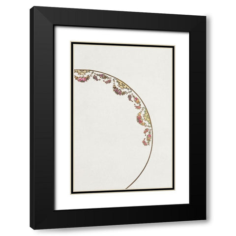 Design for a Noritake Plate XII Black Modern Wood Framed Art Print with Double Matting by Noritake Designs