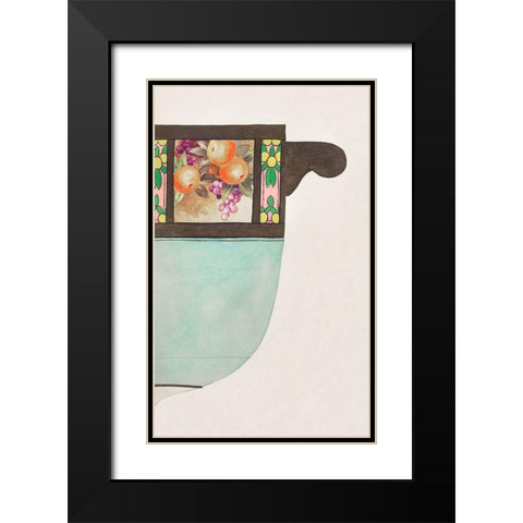 Design for a Noritake Jar Black Modern Wood Framed Art Print with Double Matting by Noritake Designs