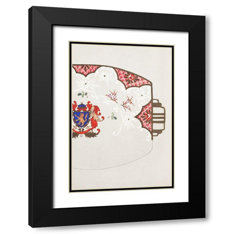Design for a Noritake Platter II Black Modern Wood Framed Art Print with Double Matting by Noritake Designs