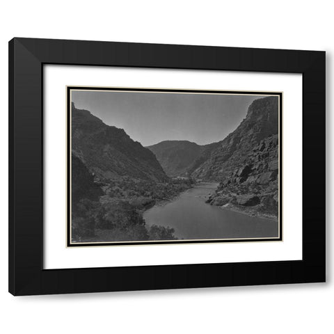 Green River-Utah Black Modern Wood Framed Art Print with Double Matting by OSullivan, Timothy H