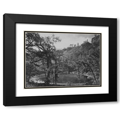 Apache Lake-Sierra Blanca Range-Arizona Black Modern Wood Framed Art Print with Double Matting by OSullivan, Timothy H