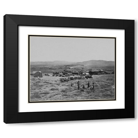 Oreana-Nevada Black Modern Wood Framed Art Print with Double Matting by OSullivan, Timothy H