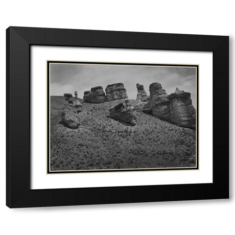 Witches Rock-Utah Black Modern Wood Framed Art Print with Double Matting by OSullivan, Timothy H