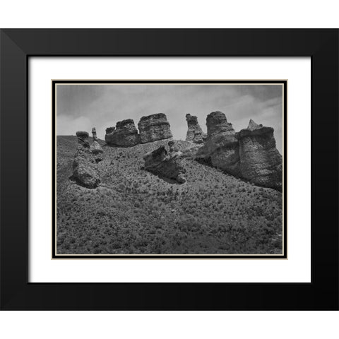Witches Rock-Utah Black Modern Wood Framed Art Print with Double Matting by OSullivan, Timothy H