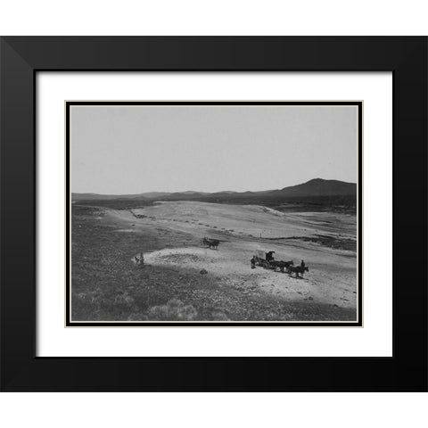 Steamboat Springs-Washoe-Nevada Black Modern Wood Framed Art Print with Double Matting by OSullivan, Timothy H