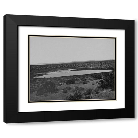 Soda Lake-Ragtown-Nevada Black Modern Wood Framed Art Print with Double Matting by OSullivan, Timothy H
