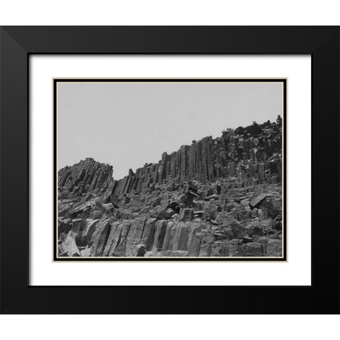 Karnak Montezuma Range-Nevada Black Modern Wood Framed Art Print with Double Matting by OSullivan, Timothy H