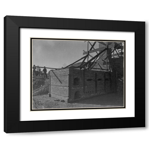 Furnace-Oreana-Nevada Black Modern Wood Framed Art Print with Double Matting by OSullivan, Timothy H